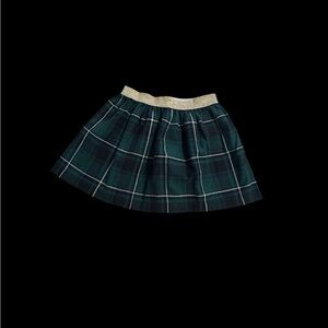 Green plaid skirt, 3T carters